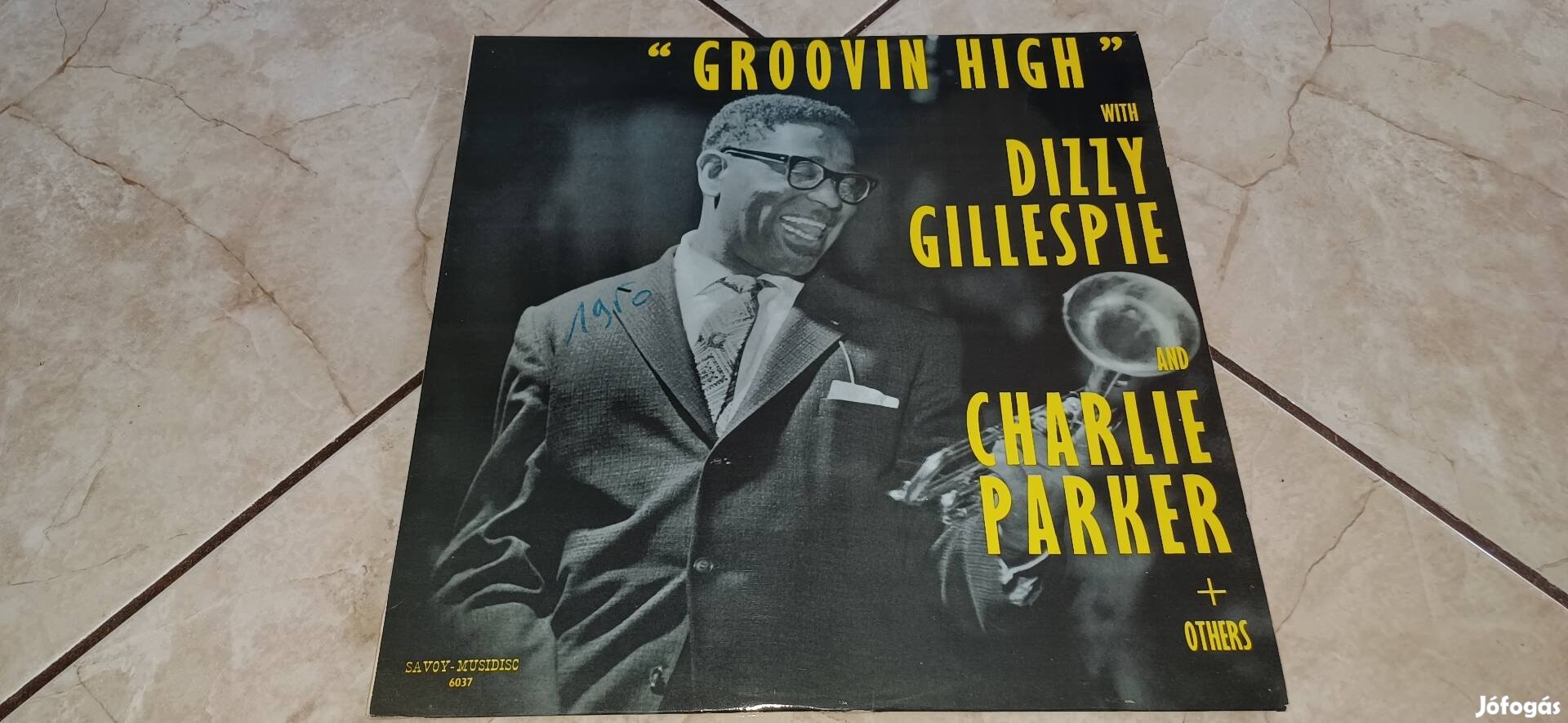 Dizzy Gillespie Charlie Parker bakelit hanglemez