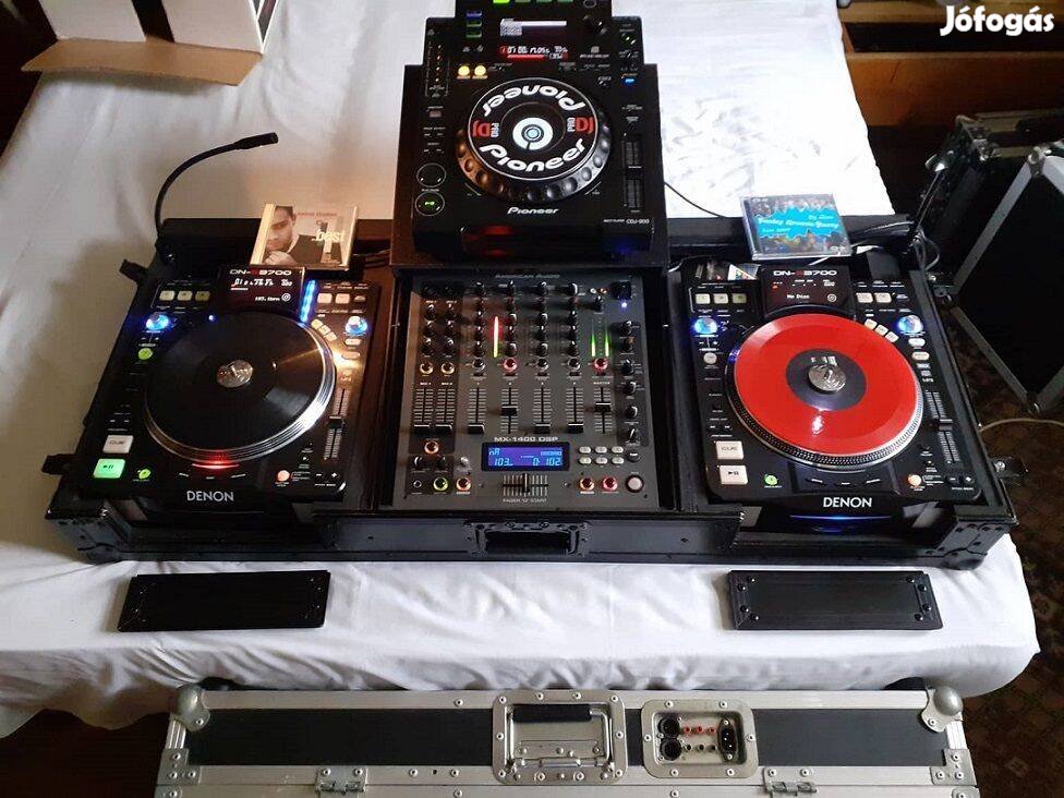 Dj. szett pult külön is eladó. Pioneer Cdj 900 + rack. Cserélhető is