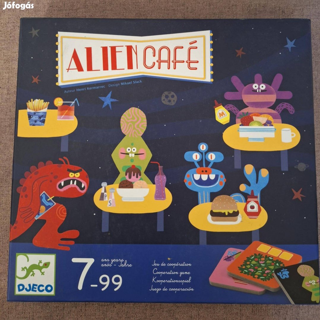 Djeco Alien café társasjáték