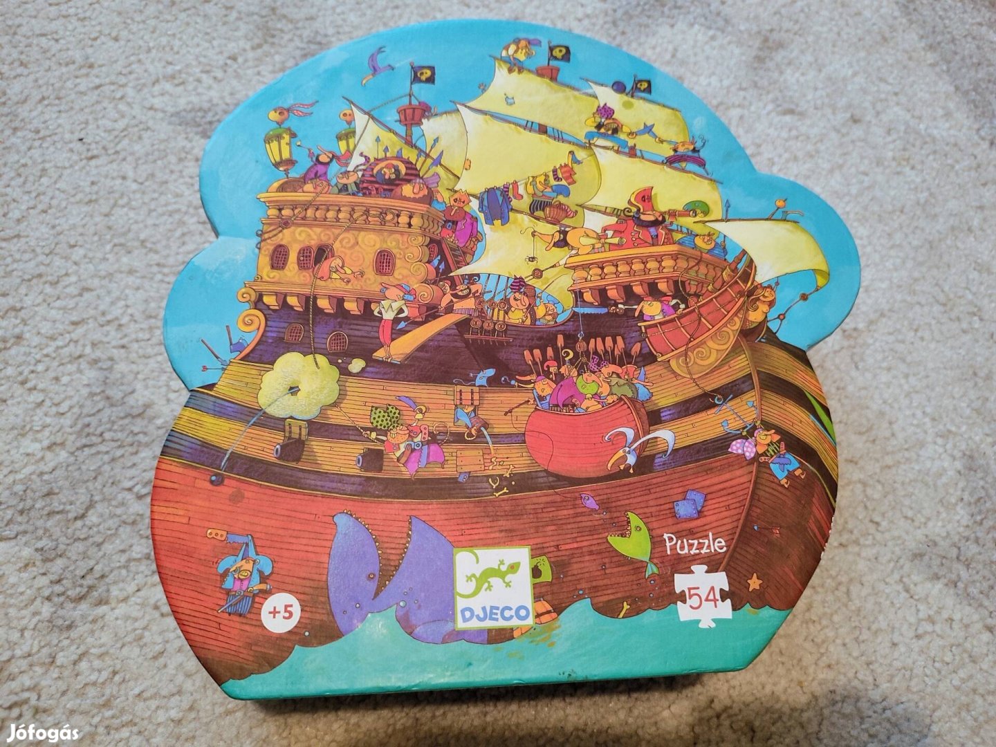 Djeco formadobozos puzzle, kirakó (54 db)