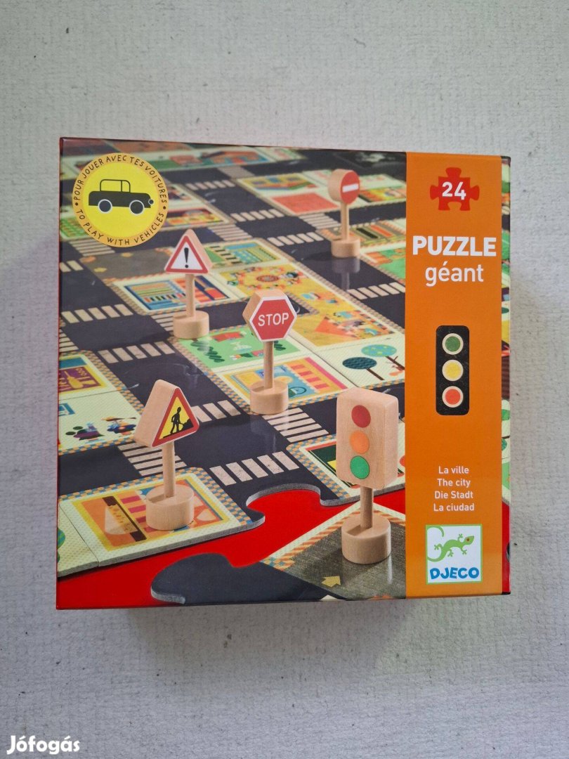 Djeco óriás padló puzzle, 24 db-os, újszerű