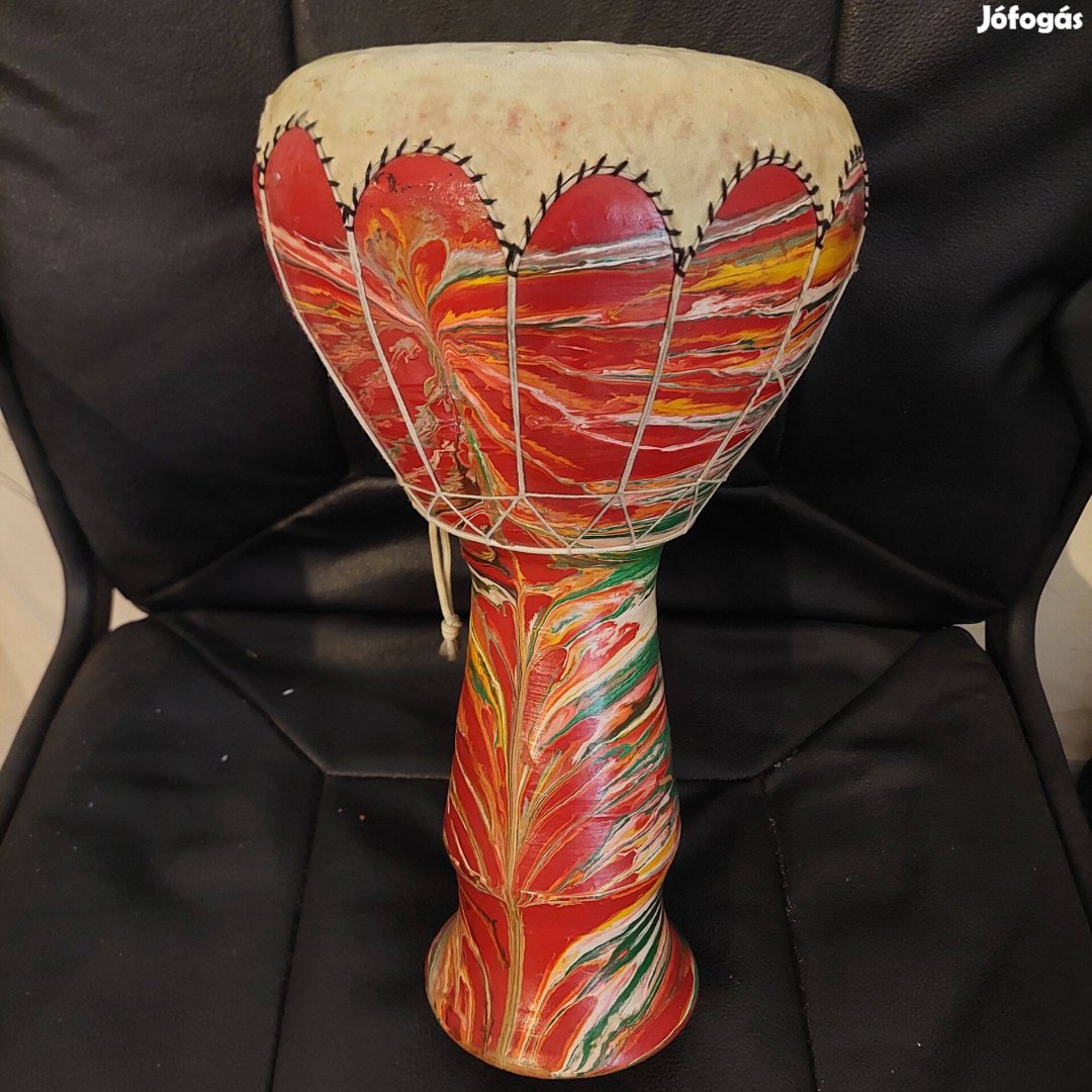 Djembe dob kerámia 38 cm magas