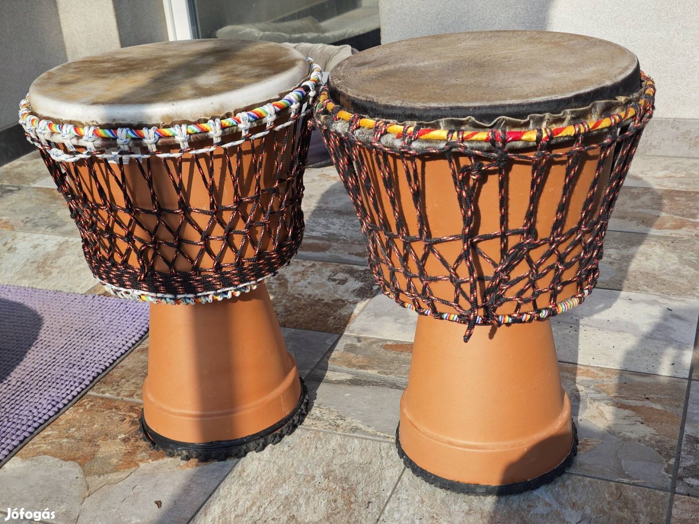 Djembe flowerpot- ból.