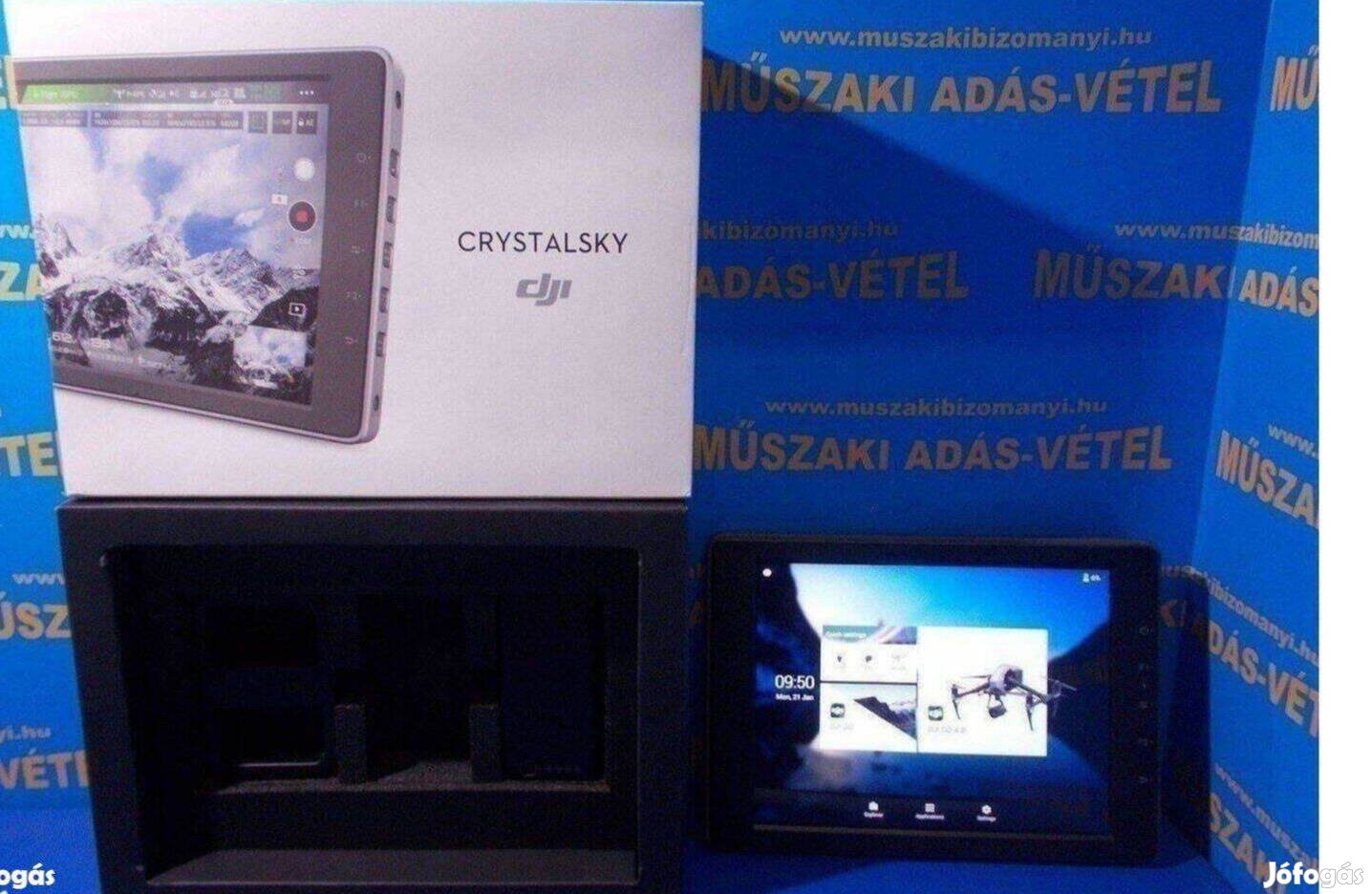 Dji Crystalsky ultrafényes monitor jótállással, 2 akkuval, töltővel, d