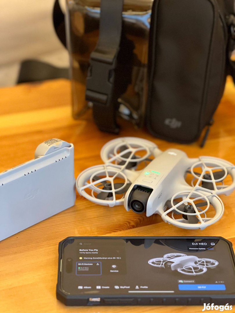 Dji Neo Drón, új, aktiválatlan, 2 év Dji garancia + Hub+ akku