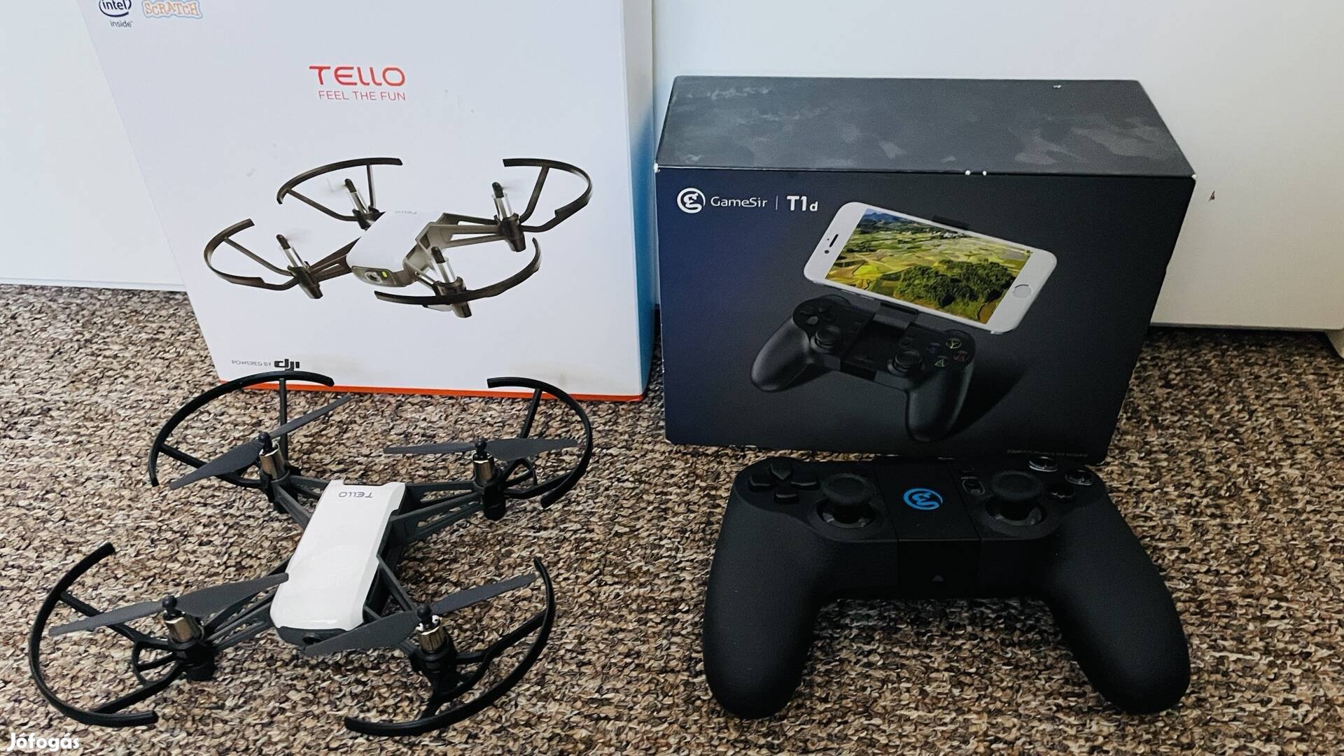 Dji Tello + Gamesir T1d