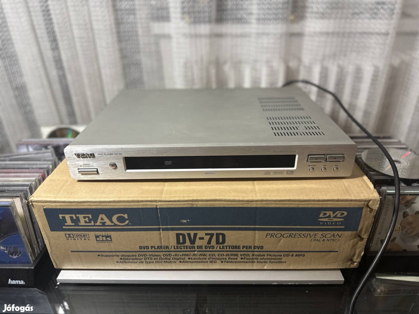 Dobozos Teac DV-7D DVD CD lejátszó