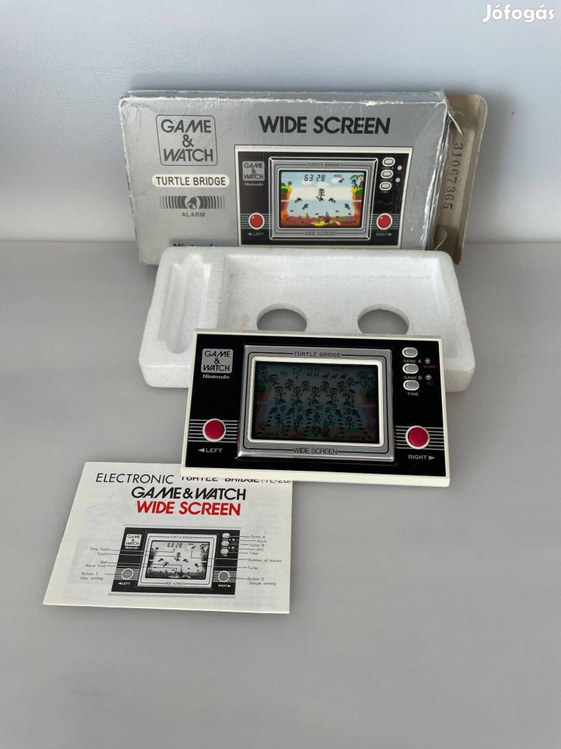 Dobozos, Nintendo Game & Watch Turtle Bridge Wide Screen kvarcjáték