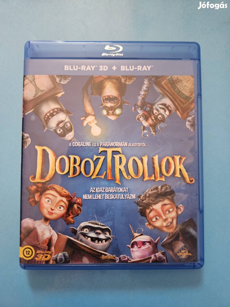 Doboztrollok 3d és 2d blu-ray