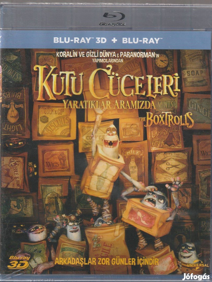 Doboztrollok Blu-Ray 3D