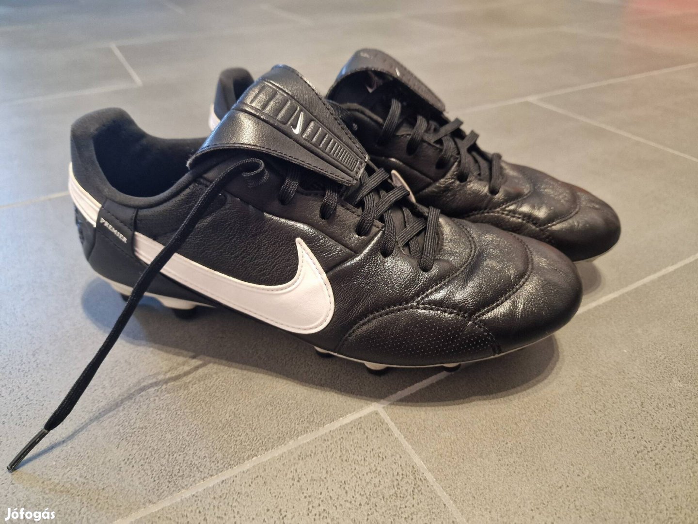 Dobpzos,Nike Premier bőr stoplis focicipő 39-39,5 újszerű 
