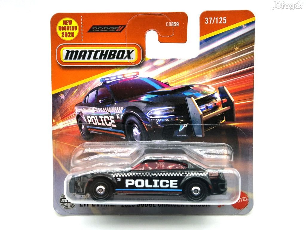 Dodge Charger Pursuit (2023) - 37/125 - bliszteres -  Matchbox - 1:64