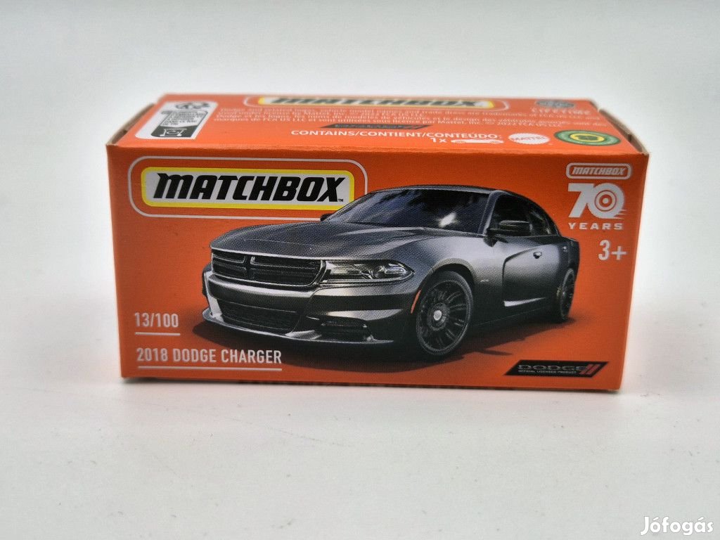 Dodge Charger (2018) - 13/100 -  Matchbox - 1:64