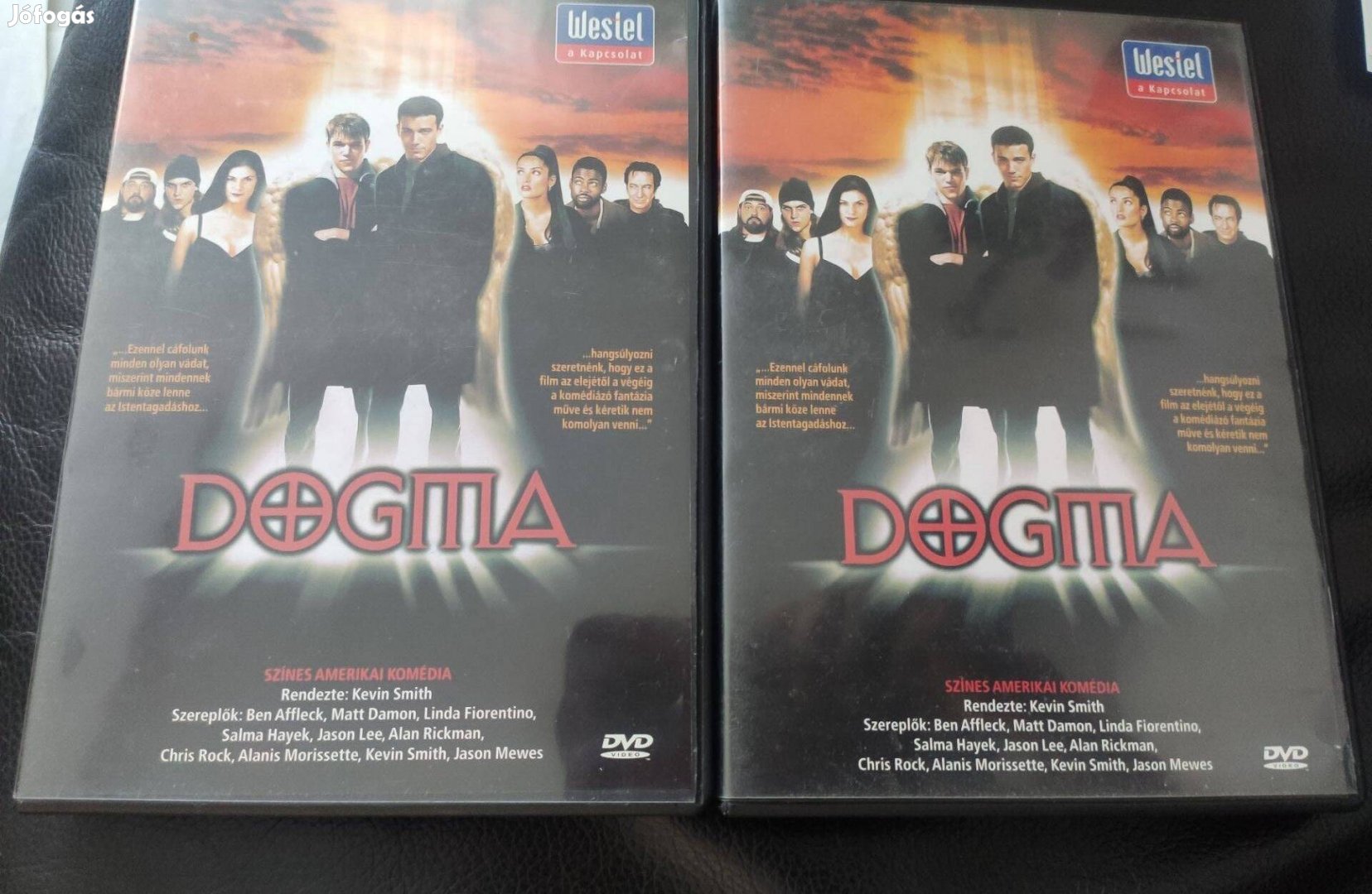 Dogma DVD - Kevin Smith, Ben Effleck, Matt Damon, Salma Hayek