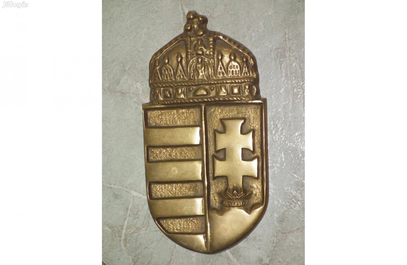Dögnehéz sárgaréz Magyarország címere magyar címer nr.21