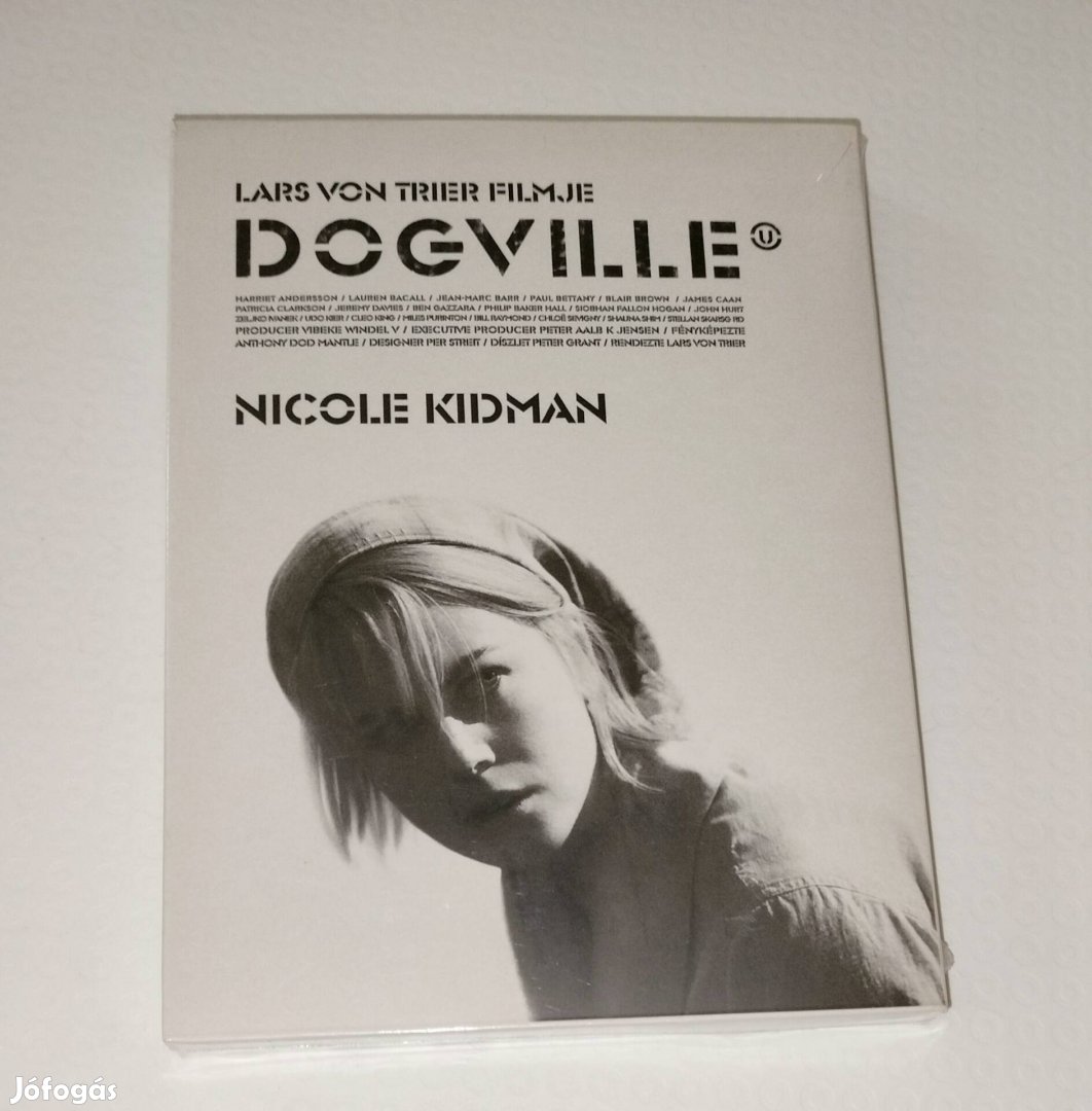 Dogville dvd díszdobozban bontatlan Nicole Kidman 2 lemezes 