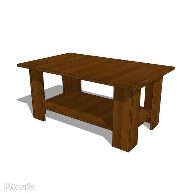 Dohányzóasztal 100x60x45cm Dohányzó Asztal Standard -Választható szín