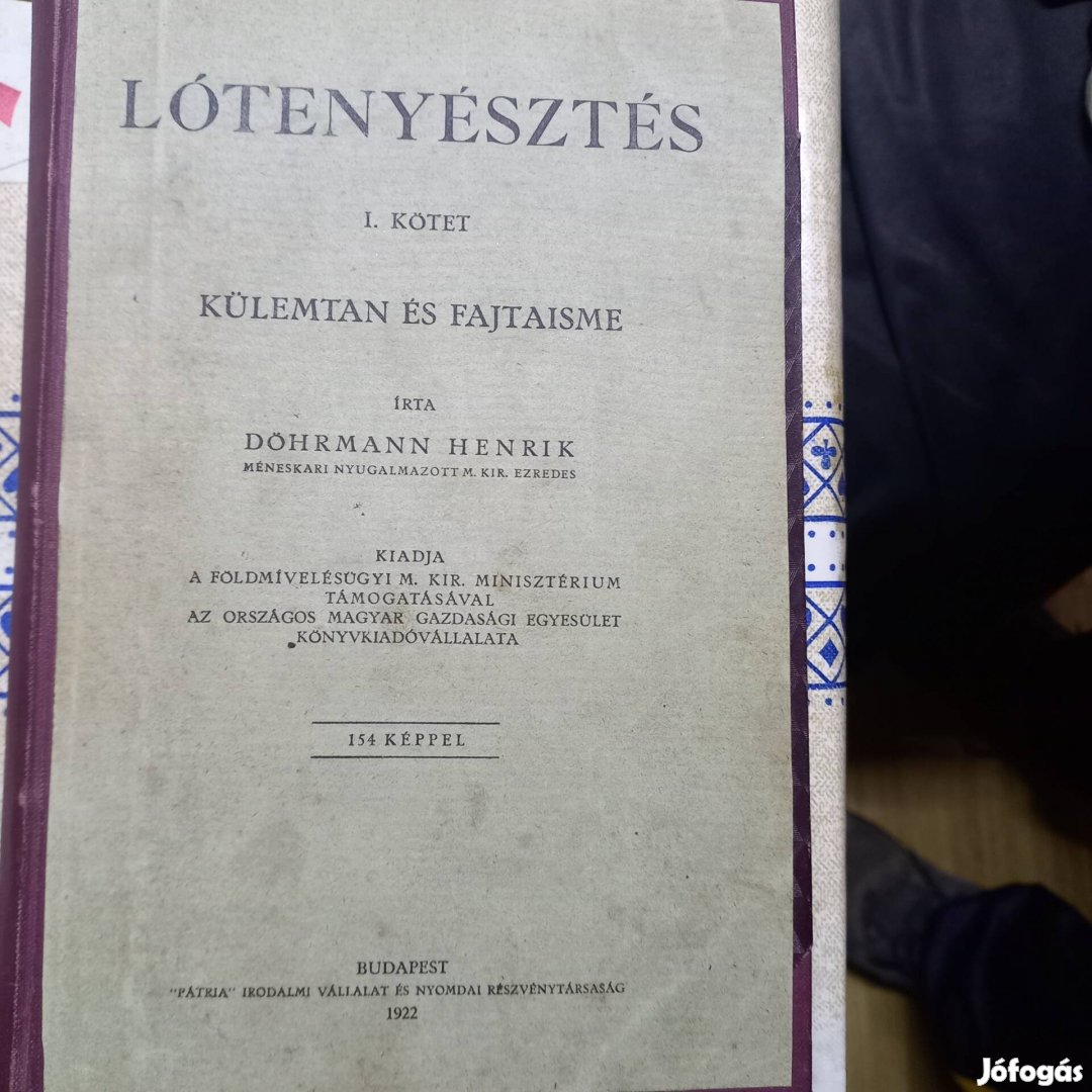 Döhrmann Henrik Lótenyésztés 1_2 kötet egybekötve