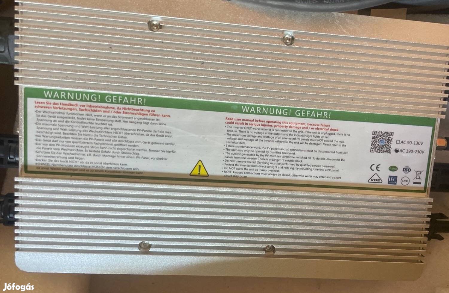 Dokio Napelem Balkon Szolár wifis