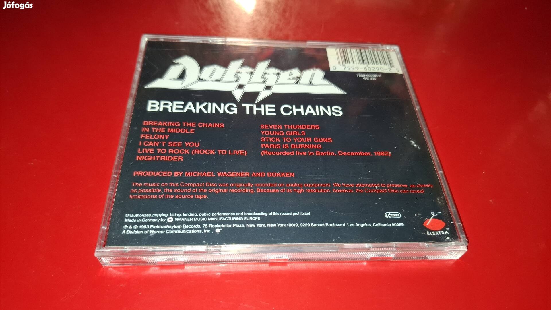 Dokken Breaking the chains Cd Germany
