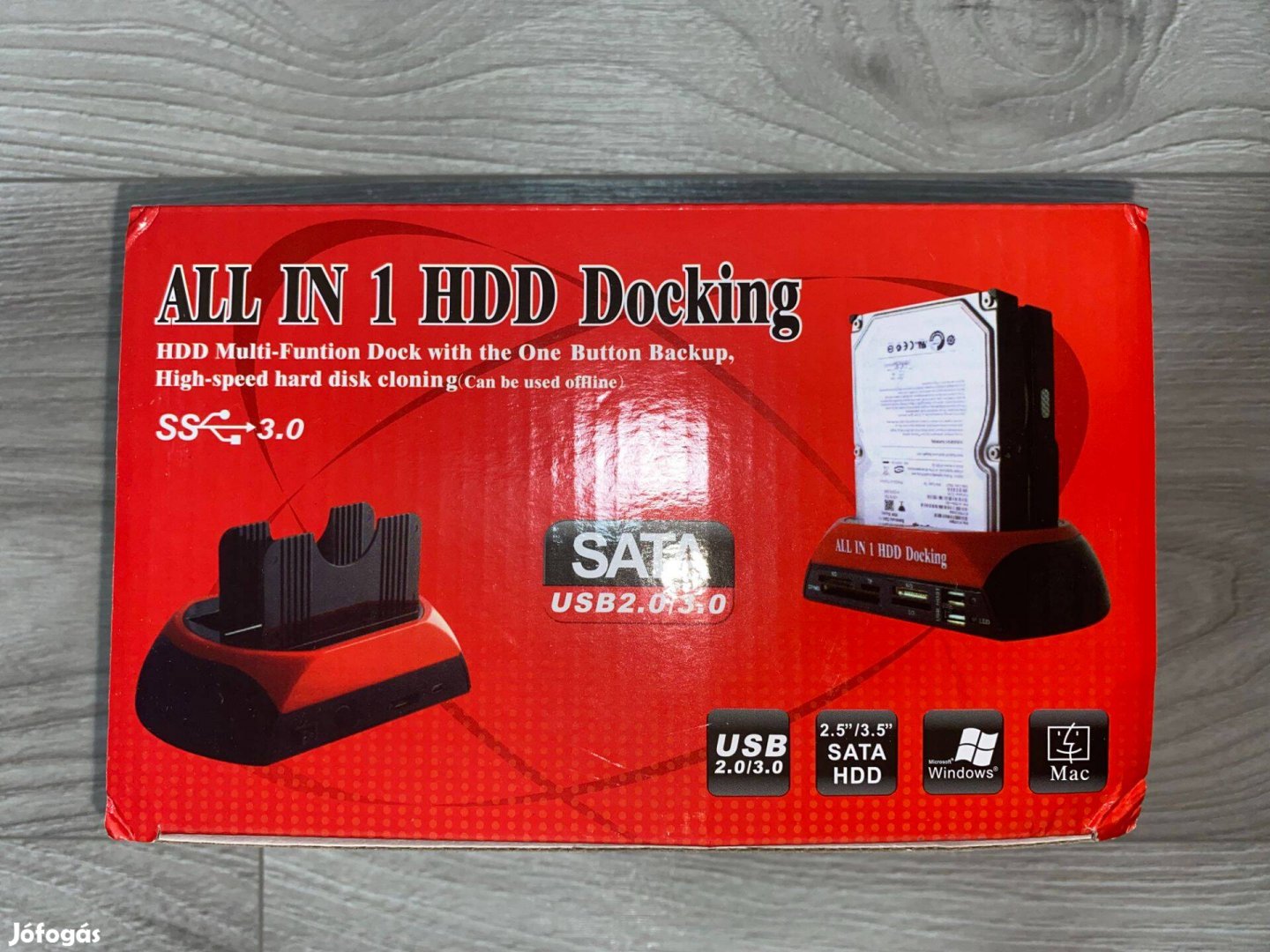 Dokkoló állomás HDD/SSD/USB