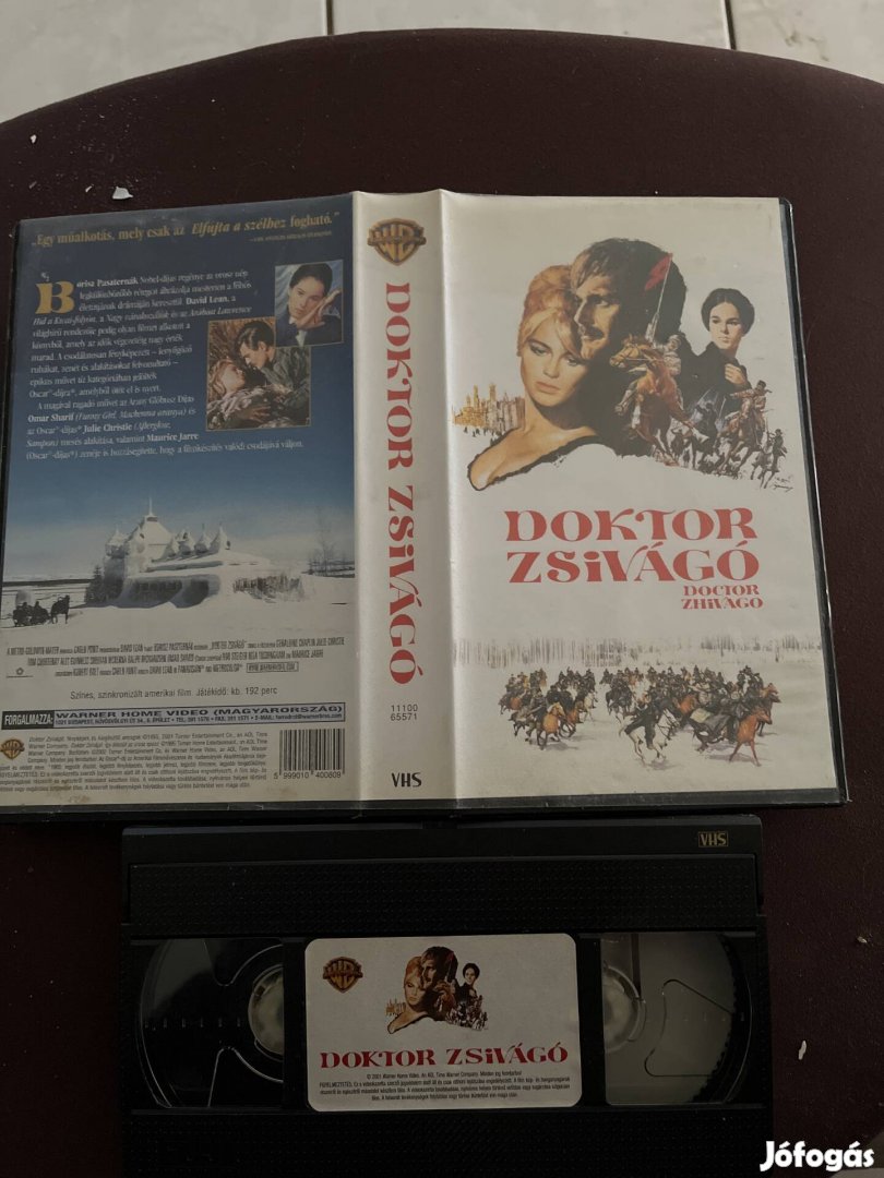 Doktor zsivágó fehér kaland vhs