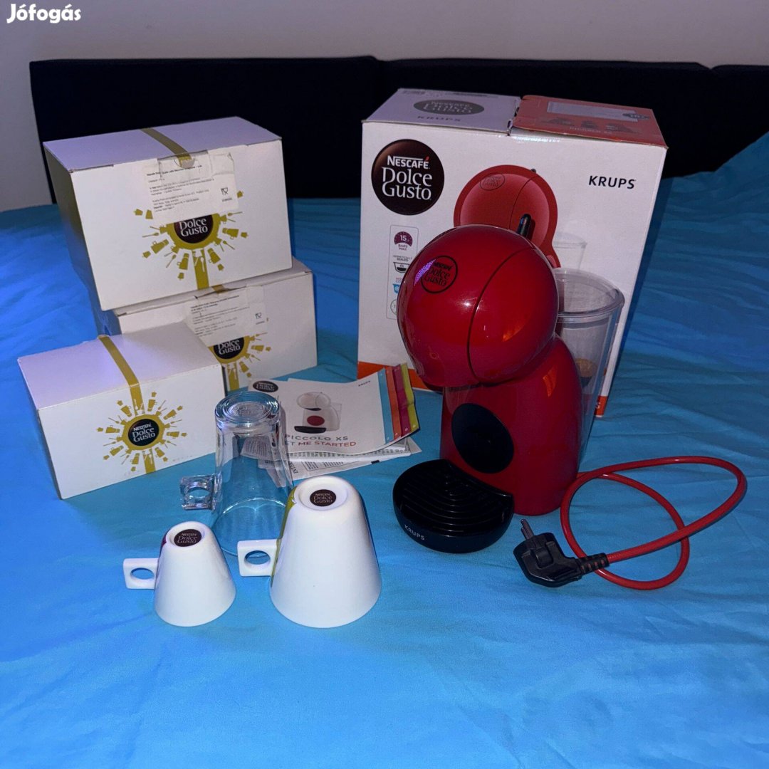 Dolce Gusto Piccolo XS Kávégép, Komplett Pohár és csésze