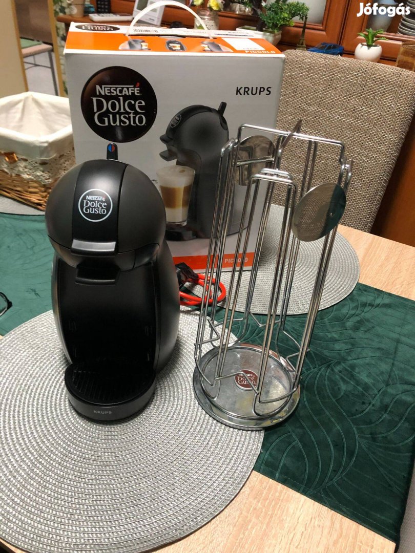 Dolce gusto krups kávéfőző + eredeti dolce gusto kapszulatartó egyben!