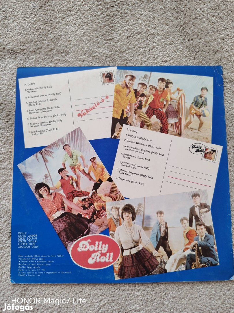 Dolly Roll vakáció bakelit lemez
