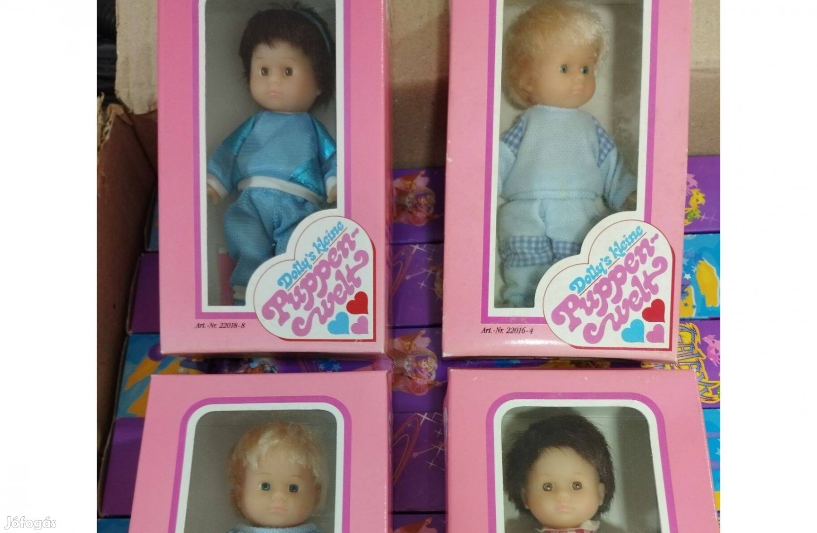 Dollys kleine Puppen welt babák új bontatlan csomagolásban