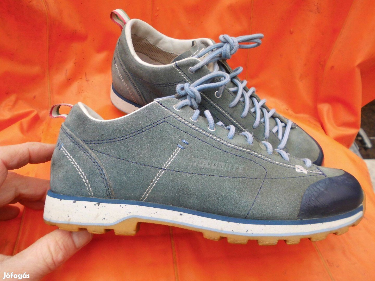 Dolomite Karakorum kék bőr 39.5-es női túracipő eladó,