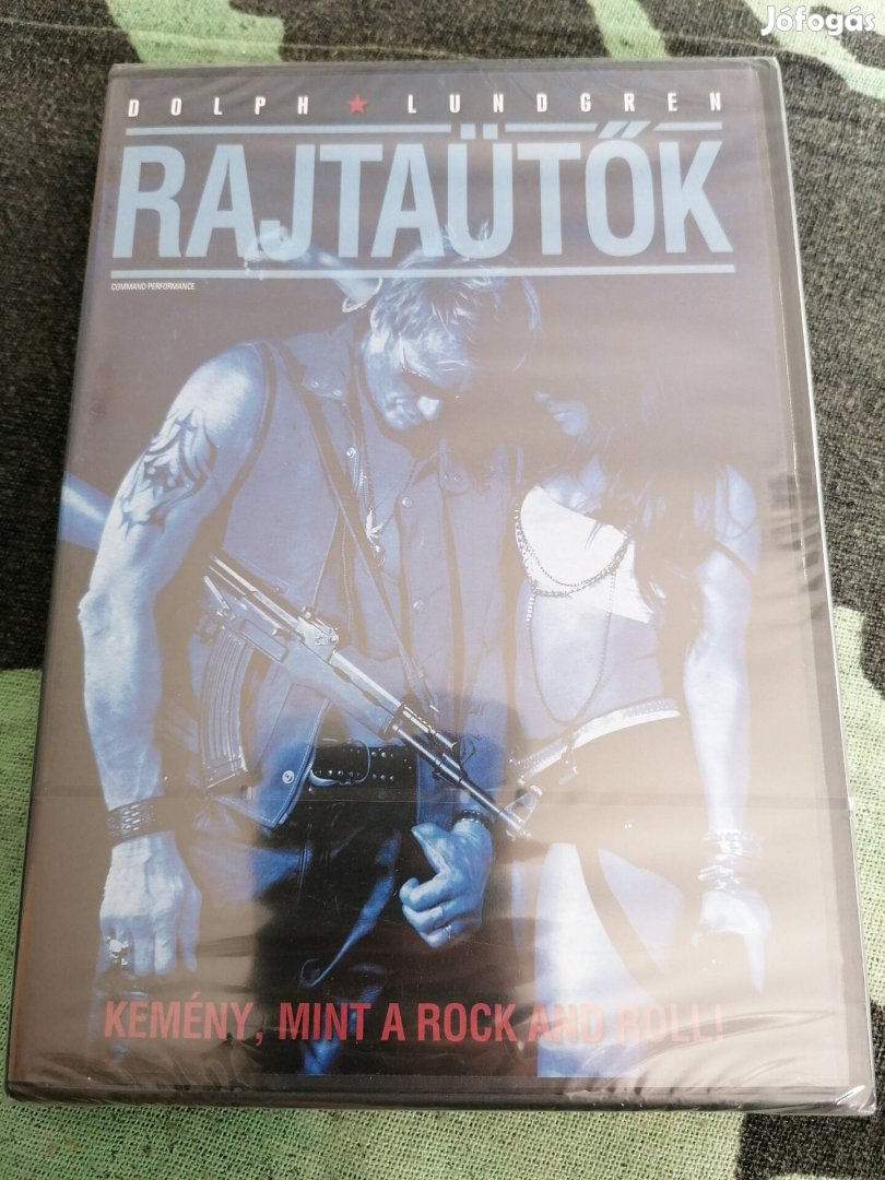 Dolph Lundgren - Rajtaütők DVD új fóliás 