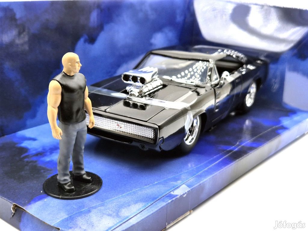 Dom's Dodge Charger (1970) - Dom figurával - Fast & Furious - Halálos