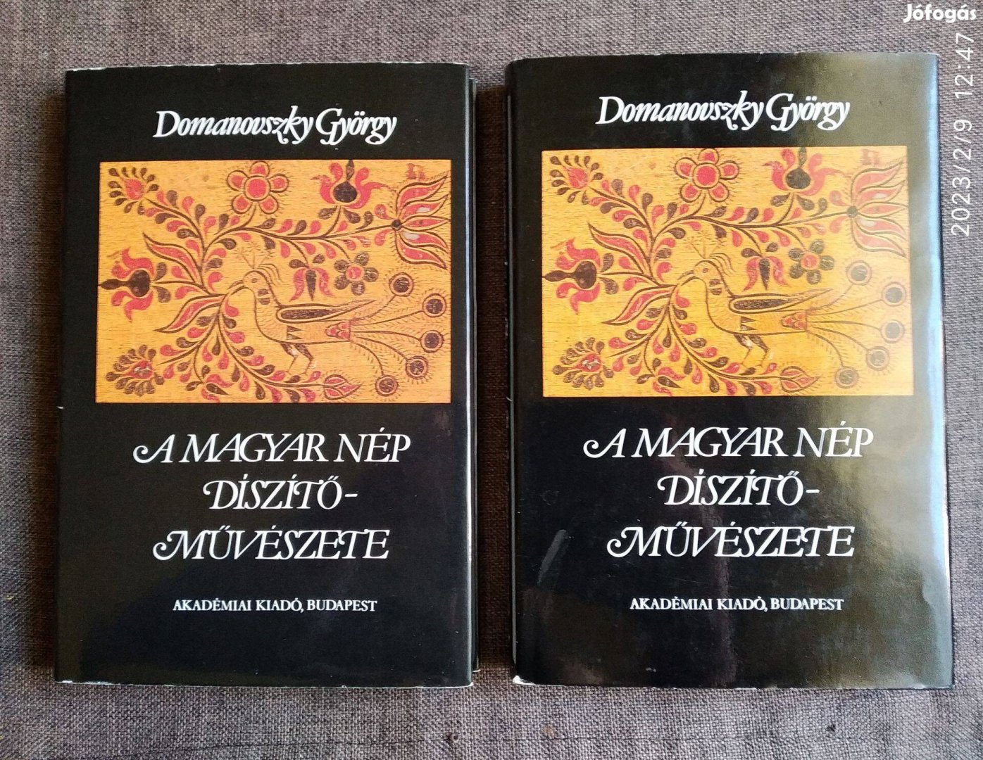 Domanovszky György A magyar nép díszítőművészete I-II