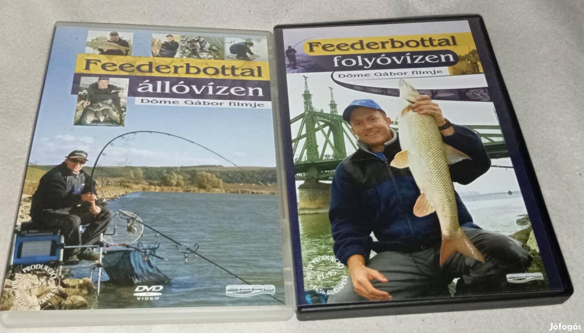 Döme Gábor Feederbottal Állóvizen és Folyóvizen DVD Film Gyűjtemény