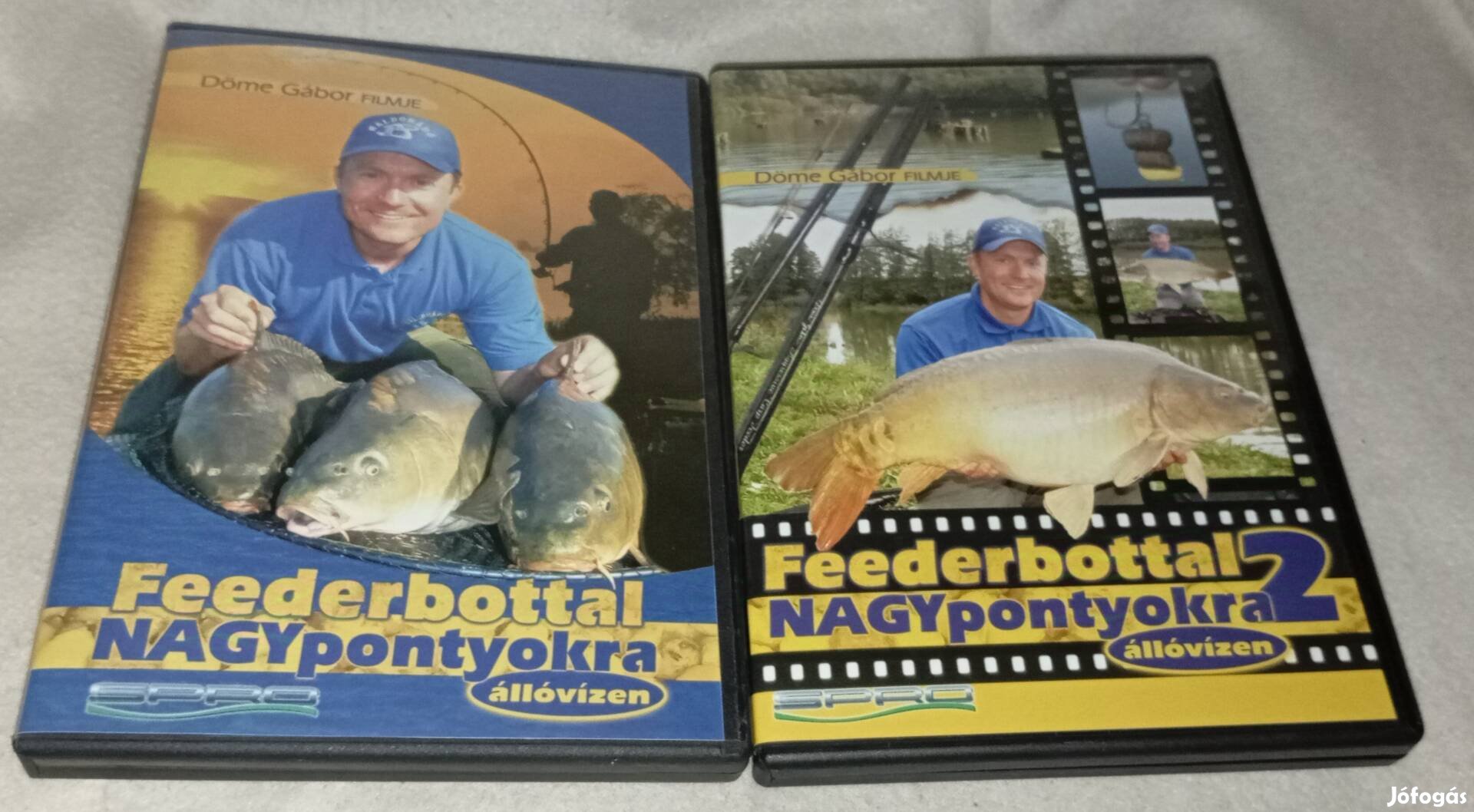 Döme Gábor Feederbottal Nagypontyokra 1-2 DVD Film Gyűjtemény