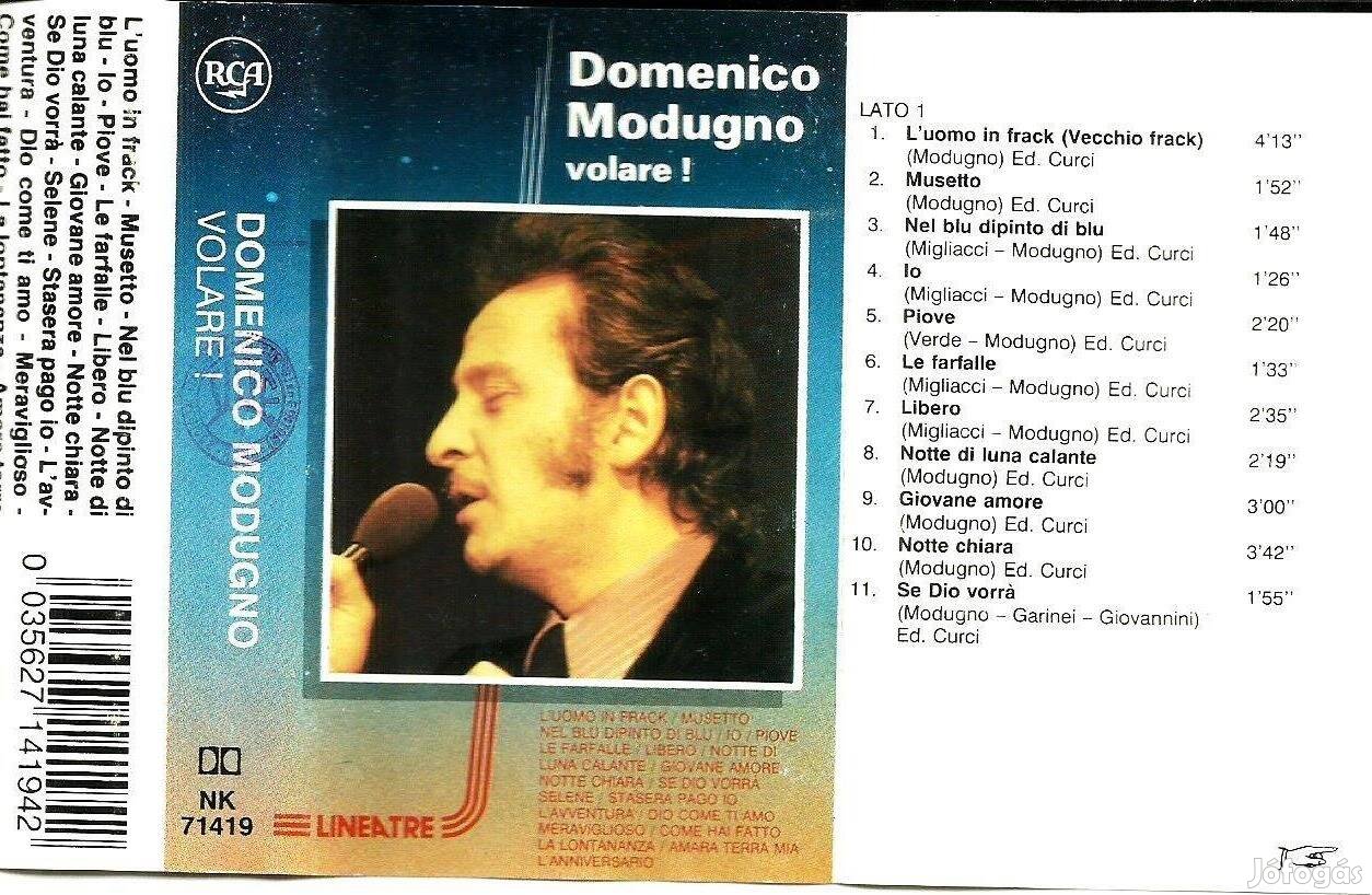 Domenico Modugno kazettja-csodás olasz dallamokkal