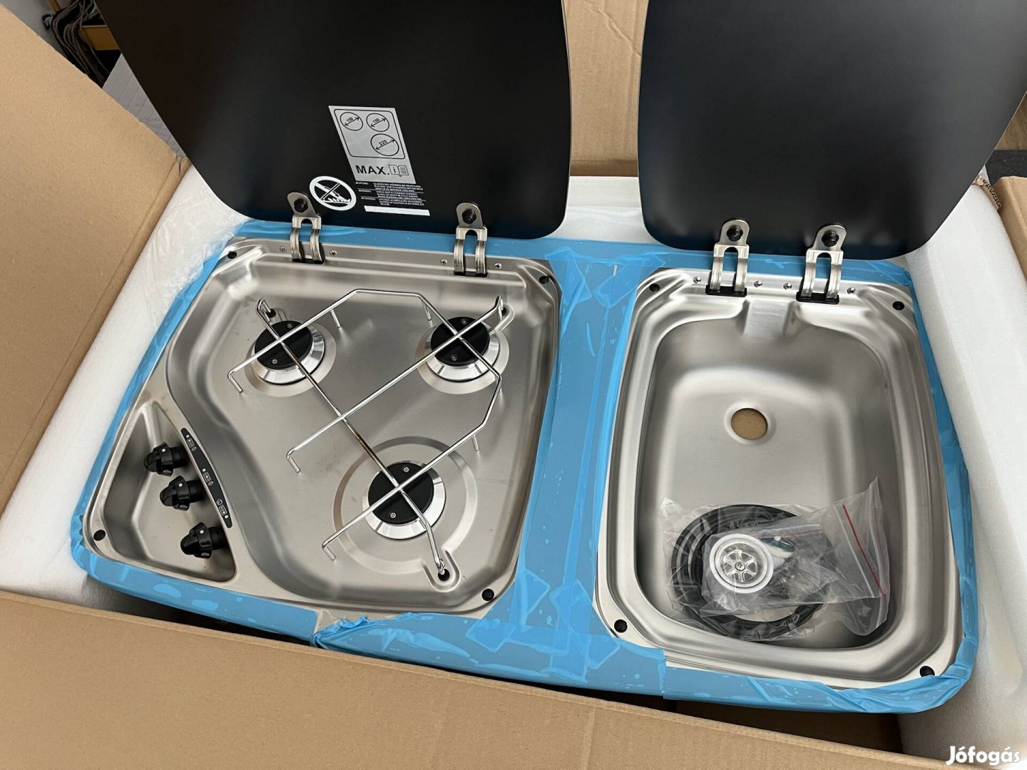 Dometic MO7103 kombinált gázfőzőlap és mosogató