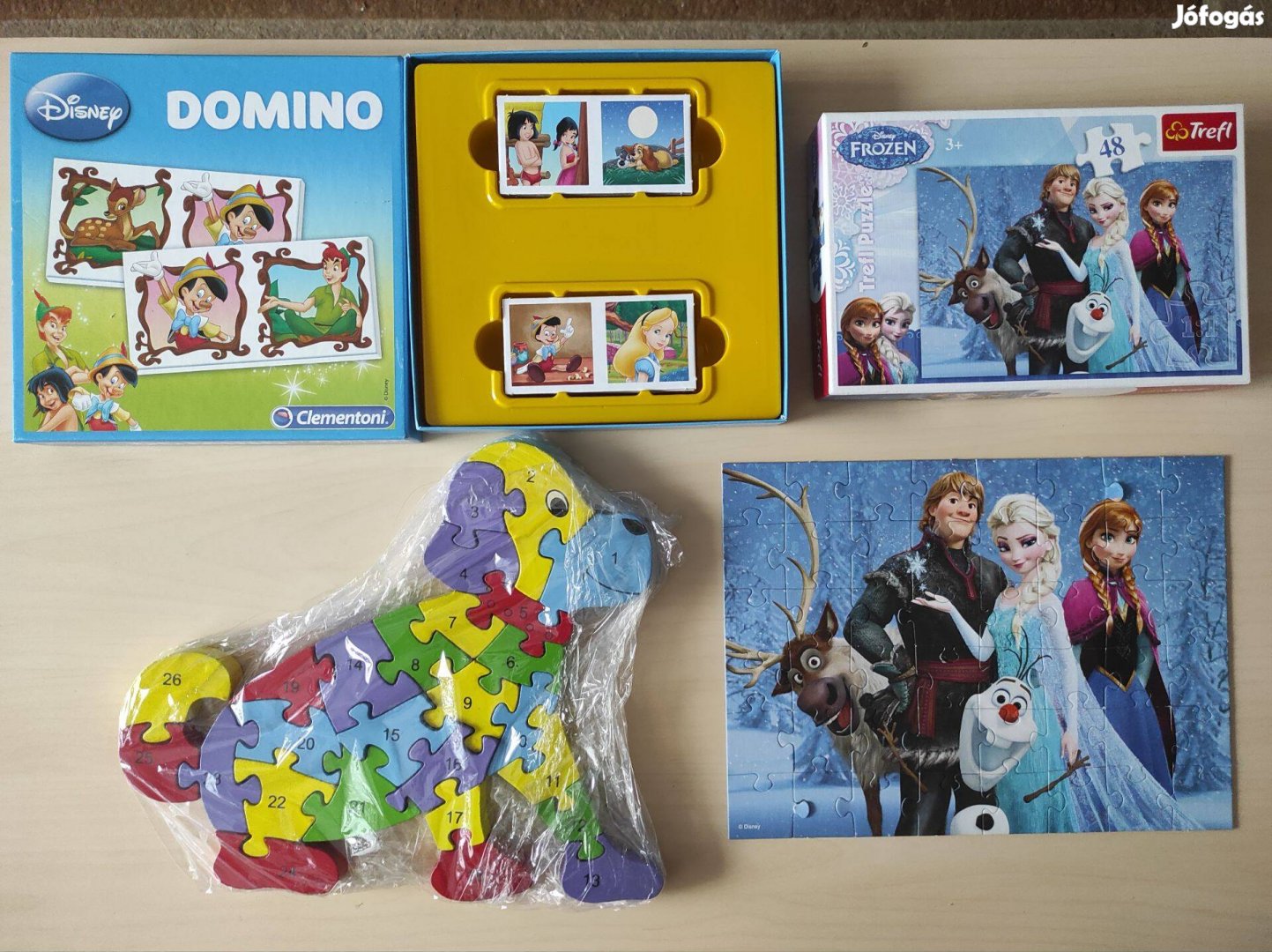 Dominó Puzzle kutya