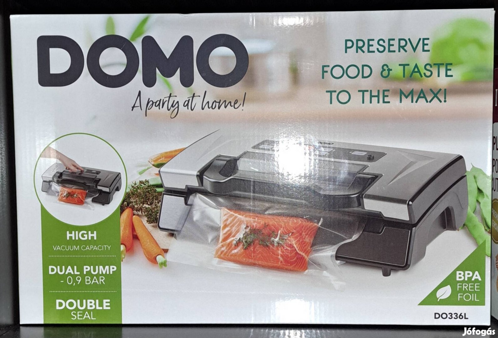 Domo DO336L vákuumos élelmiszer hegesztőgép 130W vákuumcsoma
