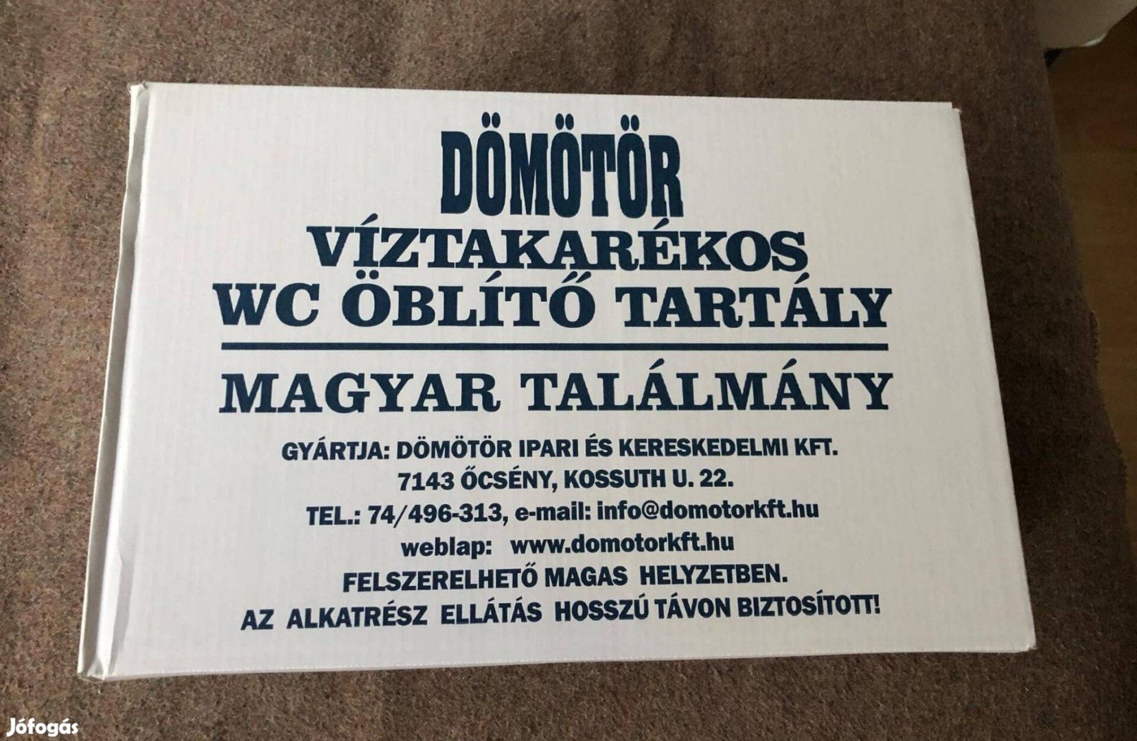 Dömötör Víztakarékos Wc tartály bontatlan Új