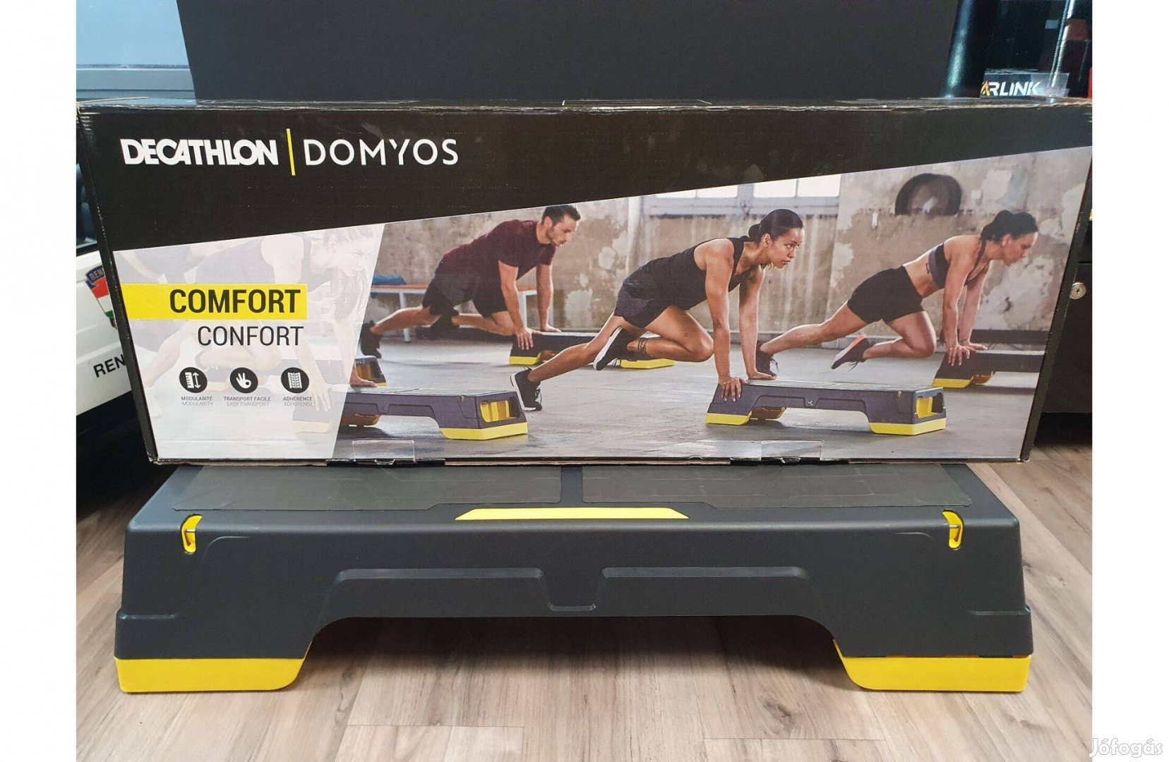 Domyos - Comfort Step Pad - sárga/fekete