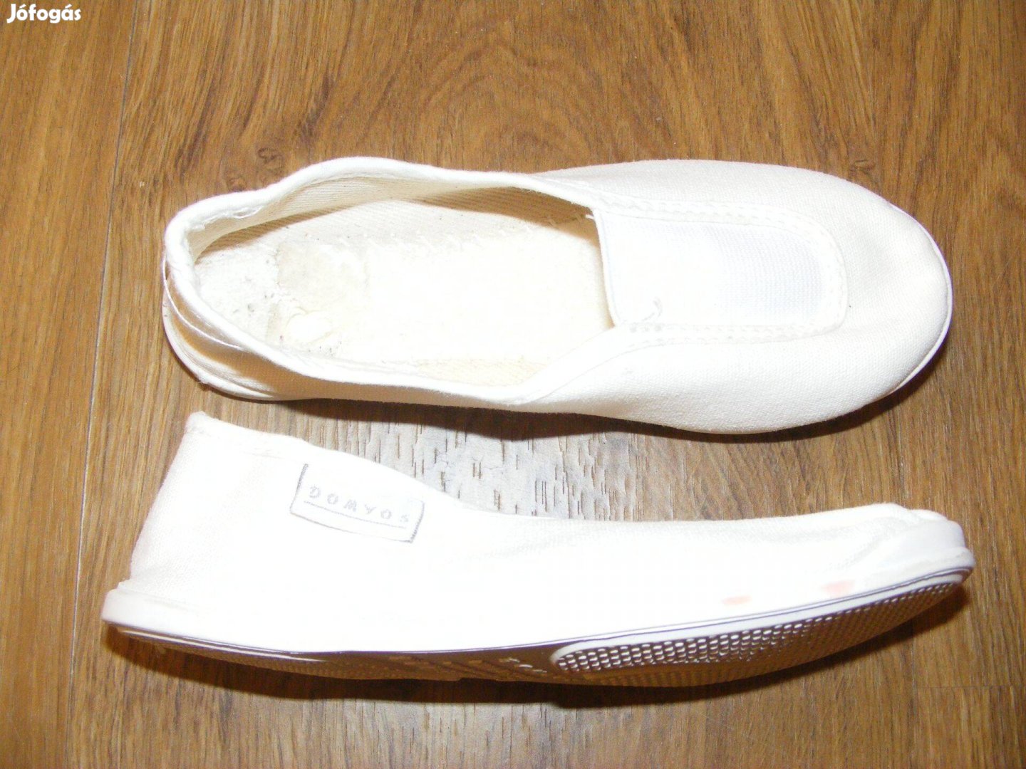 Domyos fehér vászon tornacipő, 27-es bth 16,8 cm