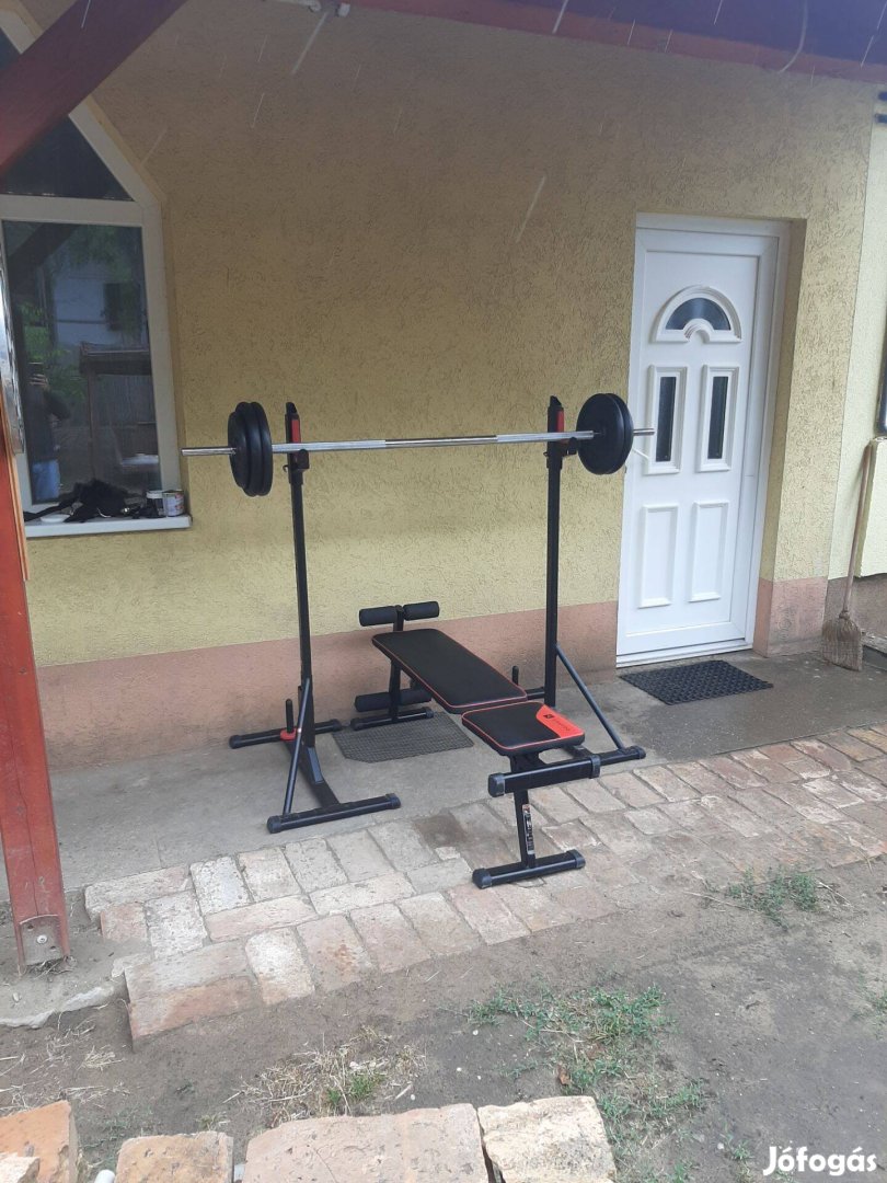 Domyos univerzális fekpad súlytartó állvány súly rúd