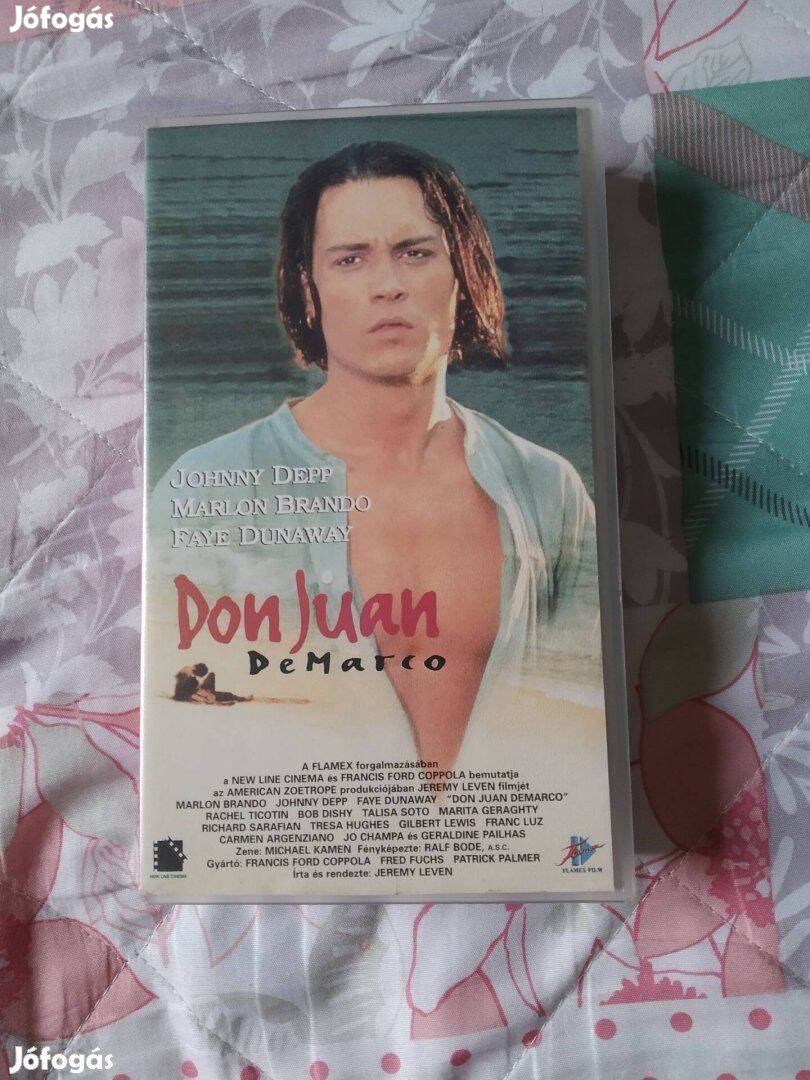 Don Juan Demarco vhs, videókazetta