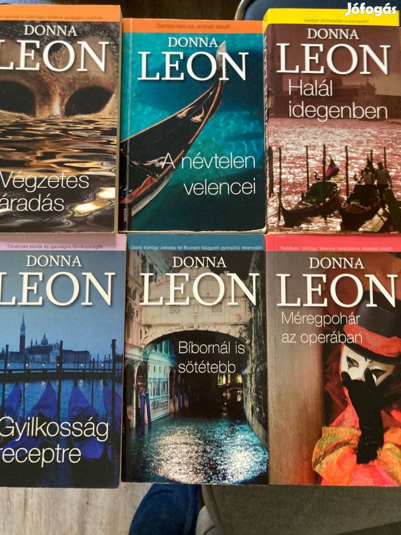 Donna Leon krimi könyvek