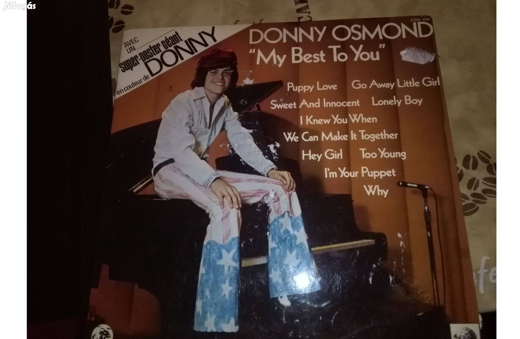 Donny Osmond bakelit hanglemez eladó