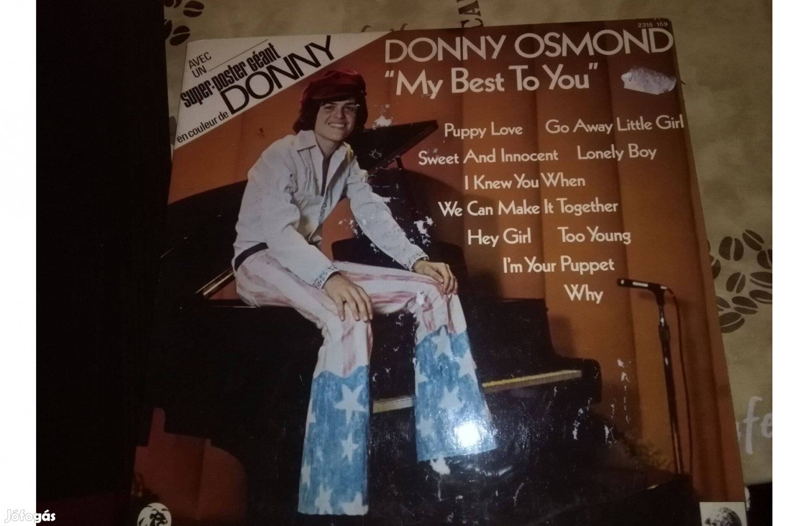 Donny Osmond bakelit hanglemez eladó
