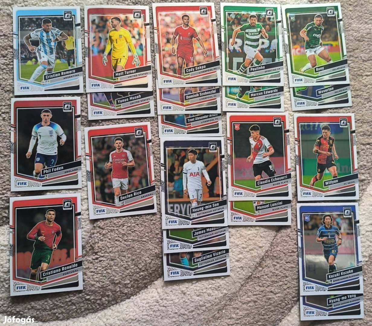 Donruss 23-24 Optic focis kártyák Lot 1