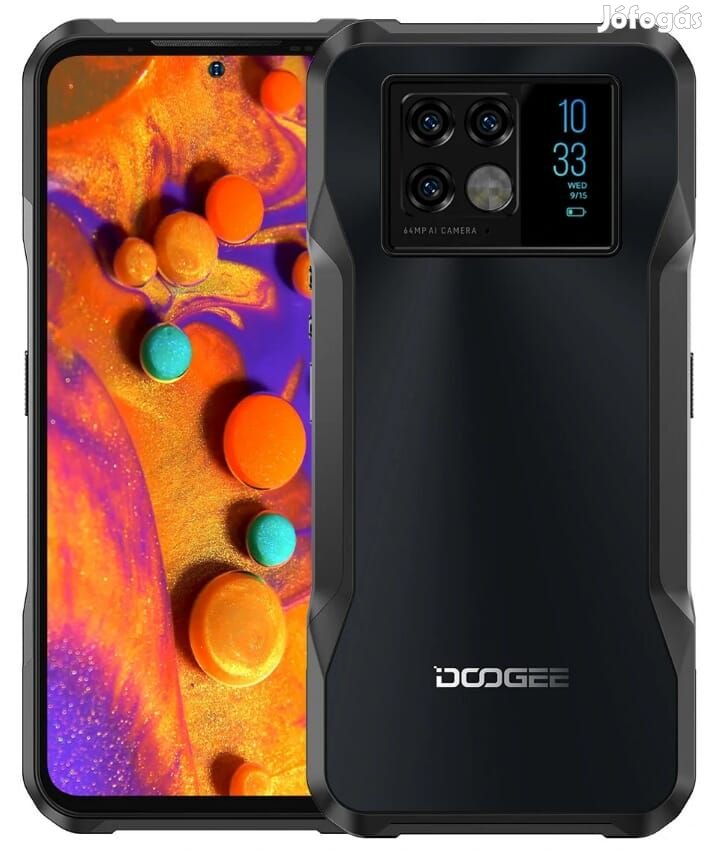 Doogee V20 (128GB)  - Akku: 100% - Szín: Fekete